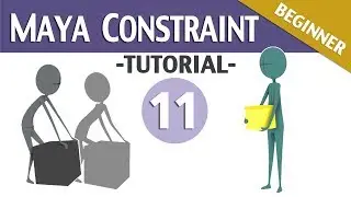 MAYA CONSTRAINT ▶️▶️▶️ TUTORIAL #11 (Beginner level)
