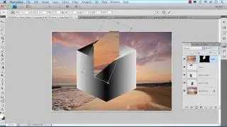 Creating 3D photo cube in Photoshop