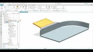 Siemens NX(1847) : Sheet Metal  Bridge Bend
