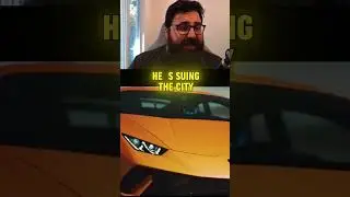 $800 Ticket for a STOCK Lamborghini?! NYC's Noise Cameras Gone WILD! #shorts #lamborghini #newyork