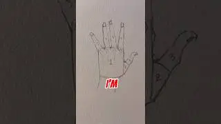 How to draw hand