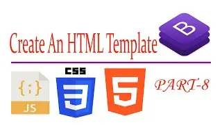 Create an HTML template or website layout part 8