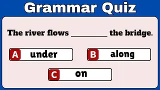 English grammar quiz | Test Your Grammar | English all preposition Mixed Quiz #grammartest