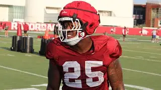 Video from Arkansas fall camp practice No. 4