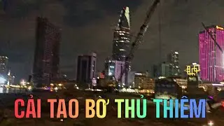 Cải tạo BỜ THỦ THIÊM có cánh đồng hoa hướng dương bên sông Sài Gòn đón Tết 2024