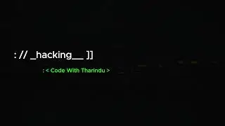 Code With Tharindu (Intro)