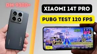 Xiaomi 14T Pro PUBG/BGMI Test 🔥| Power of Dimensity 9300+⚡