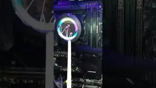подключение AORUS WATERFORCE 360. Куда направлять трубки СЖО? #shorts #aorus