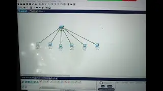 LAN using SWITCH in CISCO Packet Tracer.