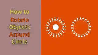 How to Duplicate Objects Around a Circle in Illustrator || Duplicate and rotate around the circle