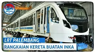 Beginilah Wujud Rangkaian Kereta LRT Palembang Buatan INKA