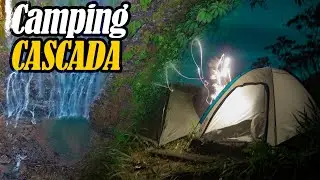 Acampando en la CASCADA más alta de CAQUETÁ - Camping, Bushcraft, Supervivencia
