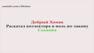 Коллектора  Добрый Хомяк  раскатал по закону в ноль  АО Секвойя