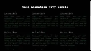 Text Animation Wavy Using Html,Css & Jquery