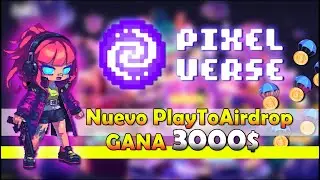 🪂 Pixelverse Airdrop 🪂 GIVEAWEY Gana MAS de 3000$ Fácil y Rápido !!