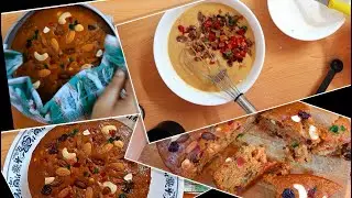 how to make eggless Christmas cake without alcohol Fruit cake Plum cake