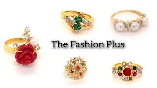 latest 22k Gold & Gemstone Ring Designs with Weight and Price