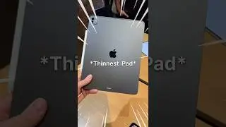 iPad Pro M4 *thinnest iPad ever*