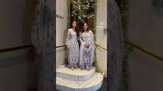 Alizeh with mom at Ganesh Pooja #alizehagnihotri #bollywood #shortsvideo