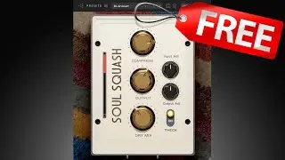【Free VST!🔥】Best free compressor vst plugin for funk in 2024!? Soul Squash by tone Empire, Grab now!