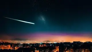 The fall of a large green meteorite in Turkey