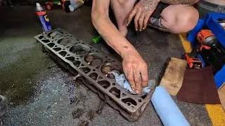 Friday Night Head Gasket In The Parking Lot On The 4.0L