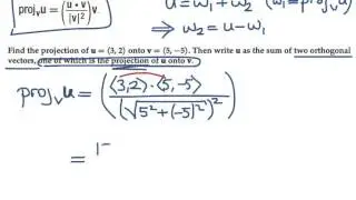 vector projection