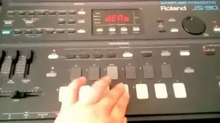 Roland js-30 experimental playing of sounds