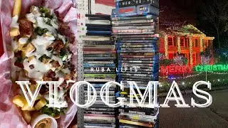 VLOGMAS DAY 8 | Christmas Lights | Music Store | RubaLifts