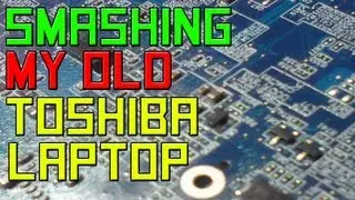 Laptop Destruction! - Destroying My Old Laptop