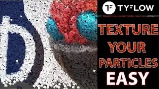 Texture your Particles | tyFlow - Easy