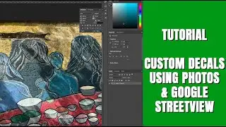 N SCALE TUTORIAL: Creating custom decals for 16th Street Mural scene