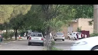 Город Каттакурган перекрёстке  Кирпичный завода 23.04.2025   