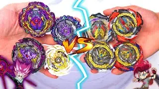 ALL LUCIFER BEYS vs ALL BELIAL BEYS | Beyblade Burst Evolution Battle