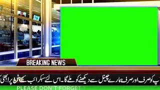 After Effects News Background Templates With Motion Green screen