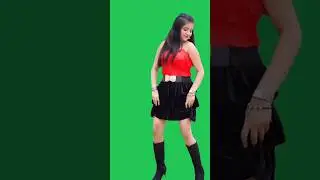 beautiful girl green screen video//💯%clear green effect video 