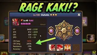 I Pulled Off A Rage Kaki Cleave! Summoners War