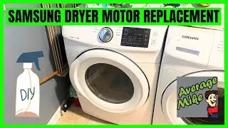 We REPLACED the MOTOR on Our SAMSUNG Gas Dryer and We Show You How! #repair #samsung
