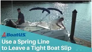 Springing Off: Leave a Tight Berth Using a Spring Line | BoatUS