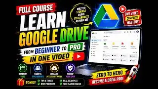 Google Drive Beginners to Advanced Full Course @TheEducationByte