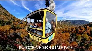 Franconia Notch State Park- Check out the Fall Foliage ! (Cannon Mt.-The Basin & The Flume)