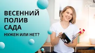 Весенний полив сада. Поливать или нет?