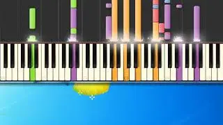 [Piano Tutorial Synthesia]Dimmi chi dorme accanto a te - Zero Renato