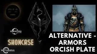 Skyrim Creation Club Alternative Armors - Orcish Plate Showcase