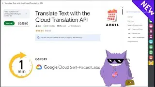Translate Text with the Cloud Translation API | 