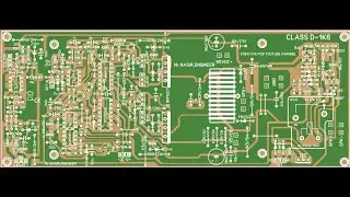 CLASS D new version amplifier create pcb amplifier | with protection