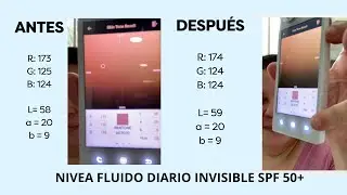 🍃✨  TEST en piel NIVEA FLUIDO DIARIO INVISIBLE #protectorsolarcolombia