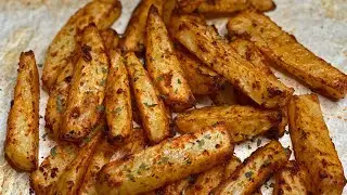 Crispy oven baked french fries recipe