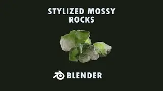 Using Add-on and Sculpting | Stylized Mossy Rocks in Blender