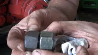 Замена шпилек заднего колеса т-25